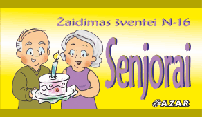 Žaidimas šventei „Senjorai“  3,00€